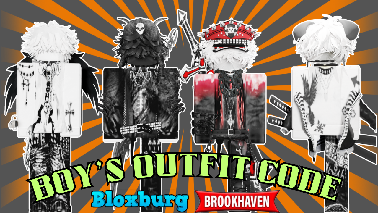 Roblox Emo Outfit Codes for Brookhaven 2023 Part 4