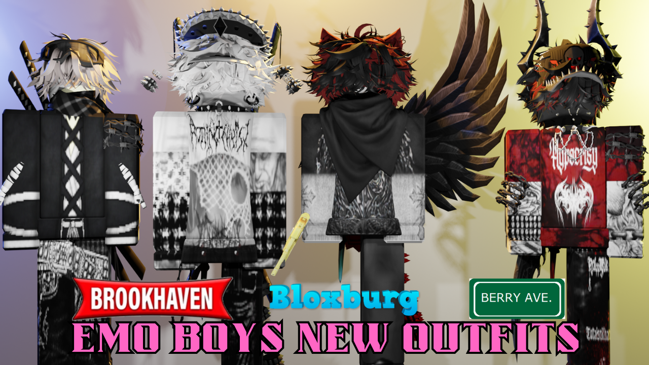 Roblox Emo Outfit Codes for Brookhaven 2023 Part 2