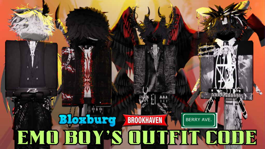 Roblox Emo Outfit Codes for Brookhaven 2023 Part 13